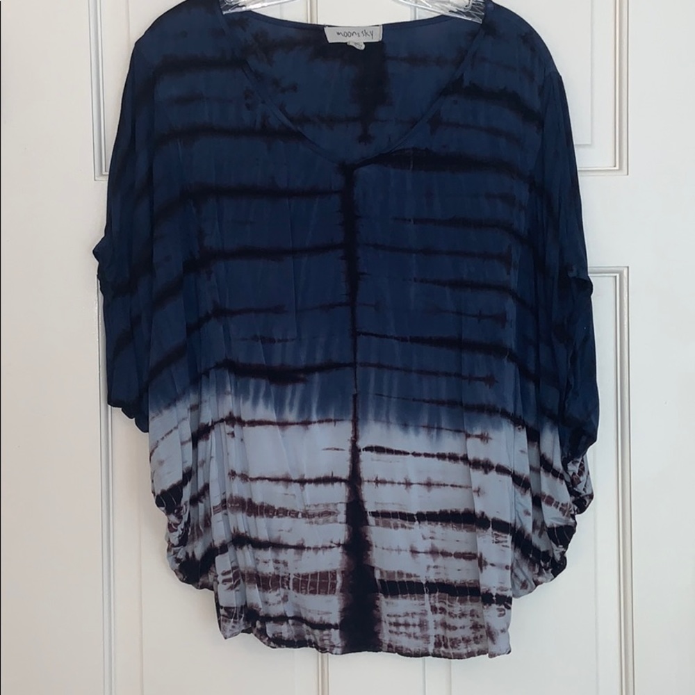 Tie Dye Dolman Sleeve Top-S